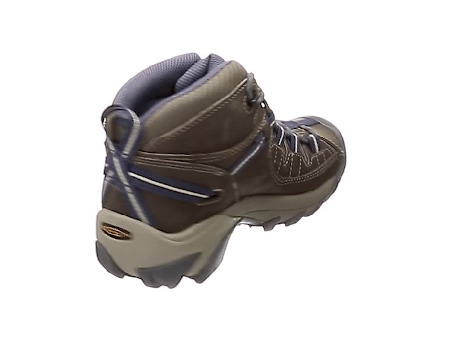 Amazon | [KEEN] (キーン) Womens Targhee II Mid WP Goat/Crown Blue